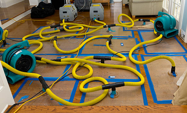 Professional Crawl Space Water Removal technician working in Barstow, CA